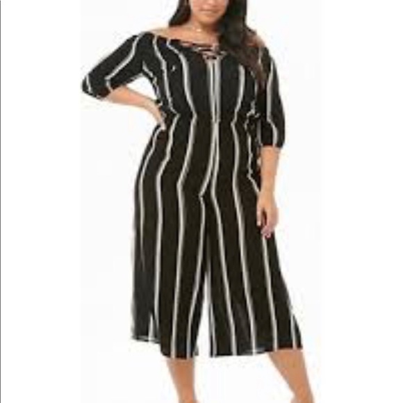 Striped jumpsuit NEW WITH TAGS FOREVER 21 - Picture 1 of 1